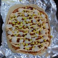 Cara Memasak Pizza Corn Spicy Mayo